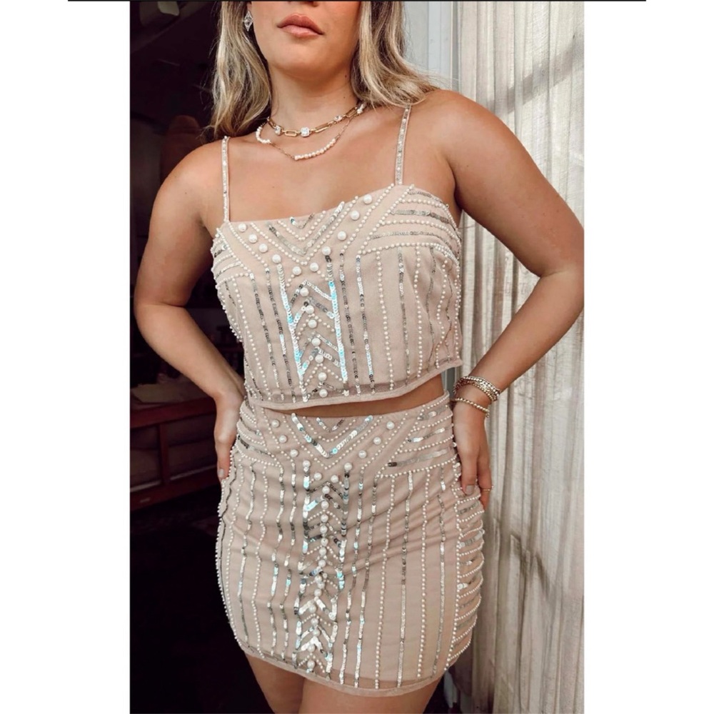 SMYM | Nude Sequin Set. 🙂